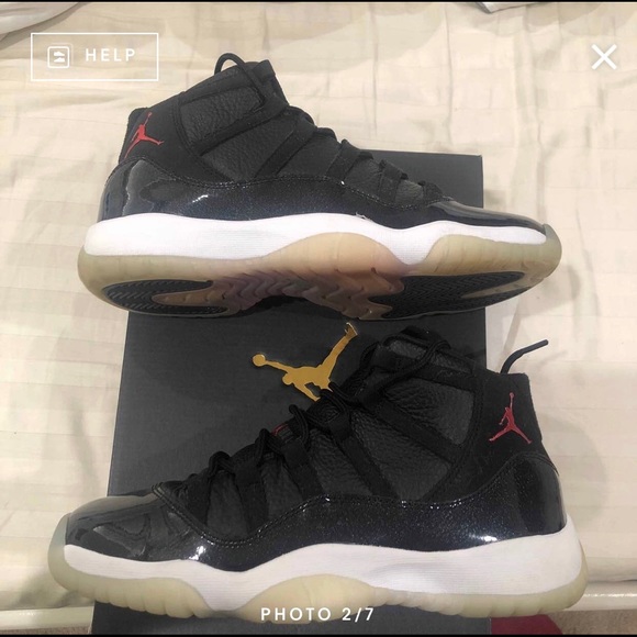 Jordan Retro 11 GS “72-10” Size 7Y - Picture 2 of 5